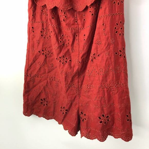 Zara Embroidered Perforated Jumpsuit - Picture 5 of 8